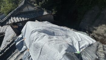 長崎県諫早市 屋根応急処置工事